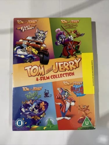 Tom and Jerry: 4-film Collection DVD Box Set Region 2 Brand New