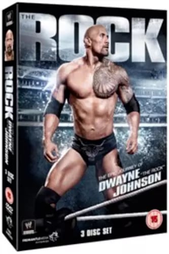WWE: The Epic Journey Of Dwayne 'The Rock' Johnson 3-Disc DVD Region 2 Brand New