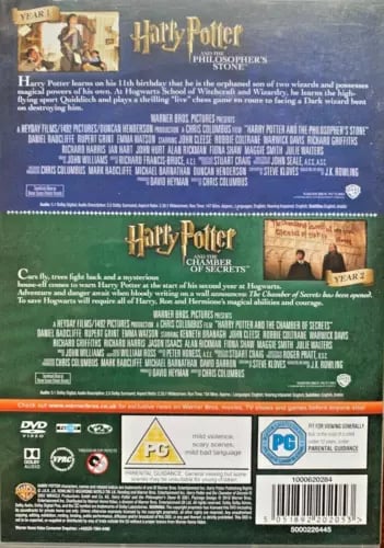 Harry Potter: De första två filmerna (DVD, Region 2)