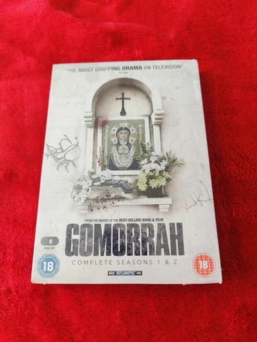 GOMORRAH COMPLETE SEASONS 1 & 2 DVD Italian Drama WITH SLIPCOVER Region 2 Brand New