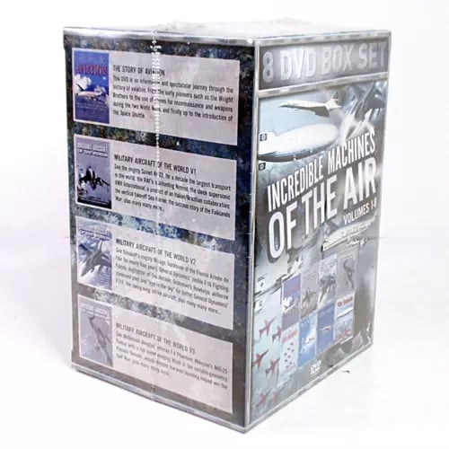 Incredible Machines of the Air - Vol 1-8 (8-Disc DVD Boxset, 2006 Prism) Region 2 Brand New Incredible Machines of the Air - Vol 1-8 (8-Disc DVD Boxset, 2006 Prism) Region 2 Brand New