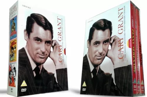 CARY GRANT DVD BOX SET CHARADE AMAZING ADVENTURE PENNY SERENADE #SP Region 2  Brand New