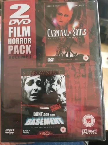 Carnival Of Souls & Don't Look In The Basement DVD – Skrekk dobbeltfilm (Region 2) Carnival Of Souls & Don't Look In The Basement DVD – Skrekk dobbeltfilm (Region 2)