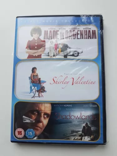 Made In Dagenham / Shirley Valentine / Shadowlands (DVD, 2012, 3-Disc Set) !! Region 2 Brand New