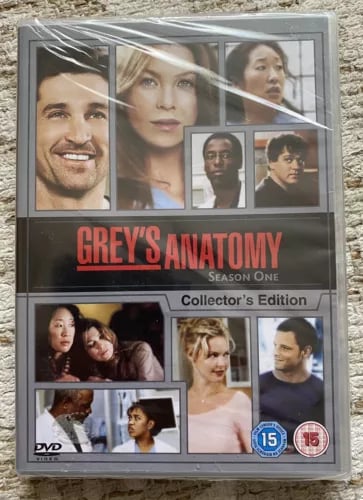 Grey's Anatomy- Complete First Season DVD Collectors Edition(2009) Region 2 Brand New
