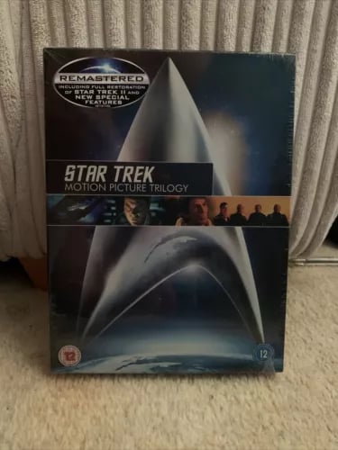 STAR Trek Motion Picture Trilogy Region 2 DVD SET Brand New STAR Trek Motion Picture Trilogy Region 2 DVD SET Brand New