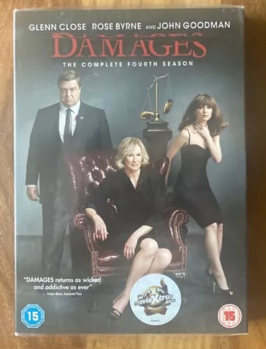 DAMAGES COMPLETE SERIES 4 DVD 4th Fourth Season Four - PAL R2 Region 2 Brand New