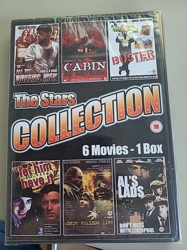 THE STARS COLLECTION DVD 6 MOVIES 1 BOX TITLES BELOW Region 2 Brand New