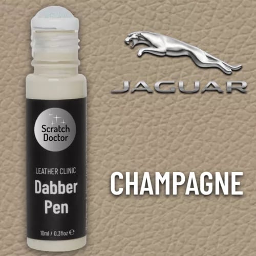 Leather Paint Dabber for JAGUAR CHAMPAGNE Repair scratches and scuffs Leather Paint Dabber for JAGUAR CHAMPAGNE Repair scratches and scuffs