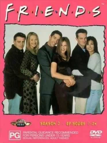 Friends: Season 2 DVD Comedy jennifer aniston Region 2 Brand New Friends: Season 2 DVD Comedy jennifer aniston Region 2 Brand New
