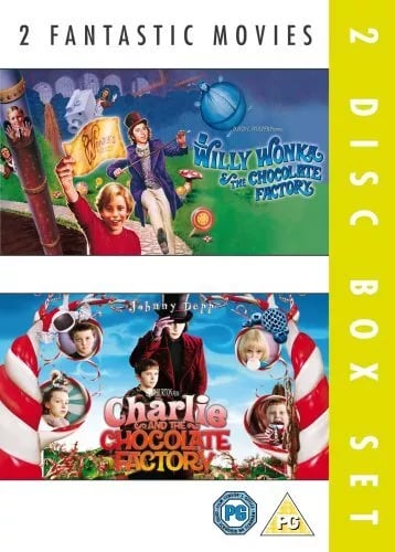 Willy Wonka and the Chocolate Factory/Charlie and The... DVD (2007) Gene Region 2 Brand New