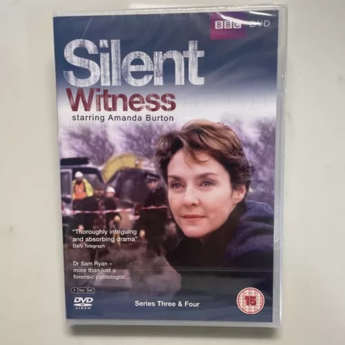 Silent Witness - Series 3 & 4 Amanda Burton. BBC 98/99 ( x4 DVD Slim set ) Region 2 Brand New