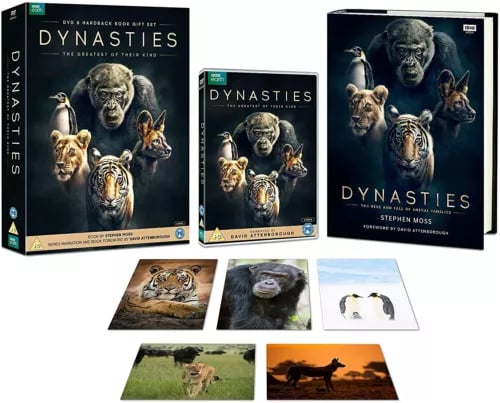 Dynasties DvD & Hardback Book Gift Set Region 2 Brand New