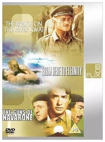 Bridge On The River Kwai/ Guns Of Navarone/ From Here To Eternity DVD (2004) Region 2 Brand New Bridge On The River Kwai/ Guns Of Navarone/ From Here To Eternity DVD (2004) Region 2 Brand New