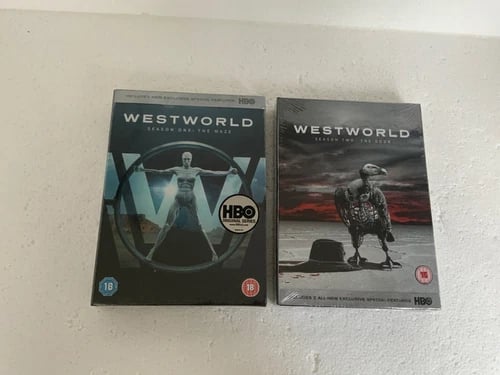 Westworld Seasons One & Two (DVD Sets) - Series 1 & Series 2 Boxsets - Region 2 Brand New