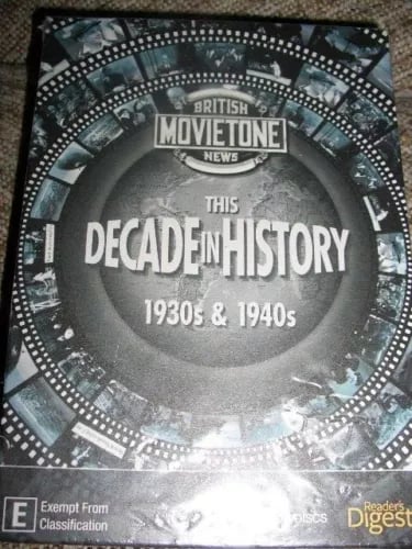British Movietone s - This Decade in History 1930's & 40's (4x DVD Box Set) Region 2 Brand New
