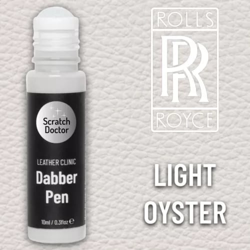 Leather Paint Dabber ROLLS ROYCE LIGHT OYSTER Repair scratches and scuffs easily