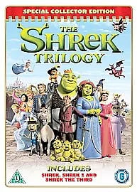 Shrek Trilogy (Box Set) (DVD, 2007) Shrek, Shrek 2 + Shrek The Third Region 2 Brand New