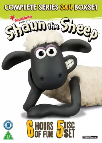 Shaun the Sheep: Complete Series 3 and 4 [U] DVD Box Set Region 2 Brand New