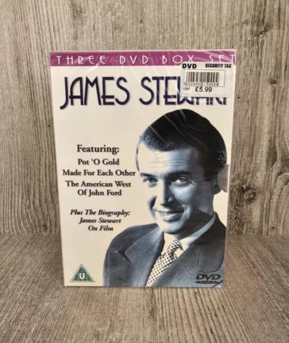 JAMES STEWART THREE DVD BOXSET Region 2 Brand New