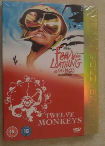 'Fear and Loathing in Las Vegas/Twelve Monkeys' DVD Region 2 Brand New