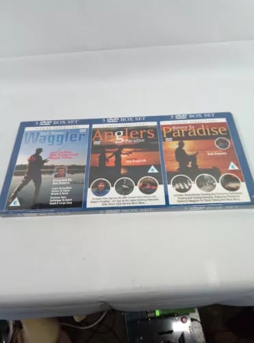 Angling DVD 3 Box Set Still Water Waggler Paradise Fishing Productions Region 2 Brand New