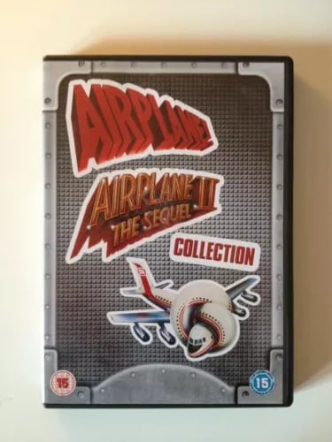 AIRPLANE PART 1 AND 2 DVD DOUBLE PACK MOVIE FILM COLLECTION Original Release Region 2 Brand New