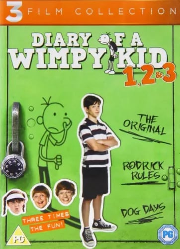 DIARY OF A WIMPY KID DVD TRILOGY COMPLETE 1-3 DVD MOVIE FILM 1 2 3 R2 Region 2 Brand New