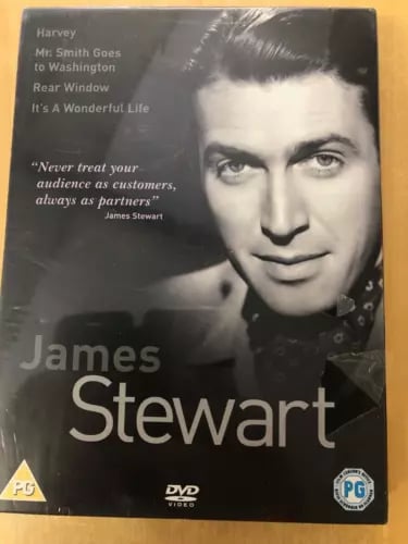 James Stewart Classics 4 Film Screen Legends Collection Genuine R2 DVD VGC Region 2 Brand New