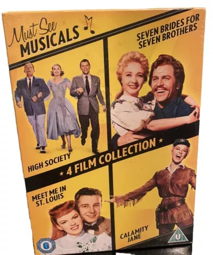 Hollywood Musical Set Dvd Calamity Jane, Doris Day Howard Keel Region 2 Brand New