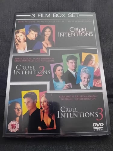 Cruel Intentions - Trilogia 1-3 DVD-boksisetti