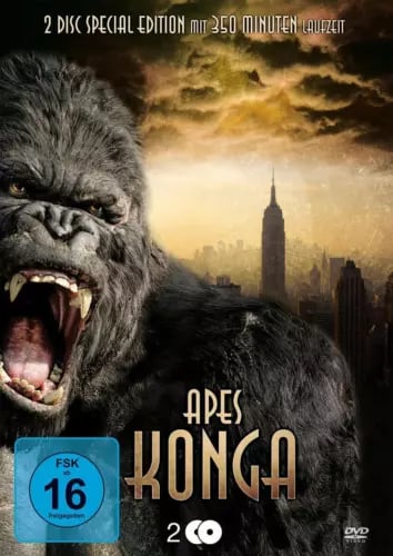 King Kong Collection - DVD - Collectors Limited Metal Box Pack - 2 Disc Set Region 2 Brand New