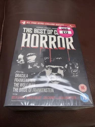 The Best Of Classic Horror DVD Box Set Vintage Movies 1930s 40s Dracula + Region 2 Brand New