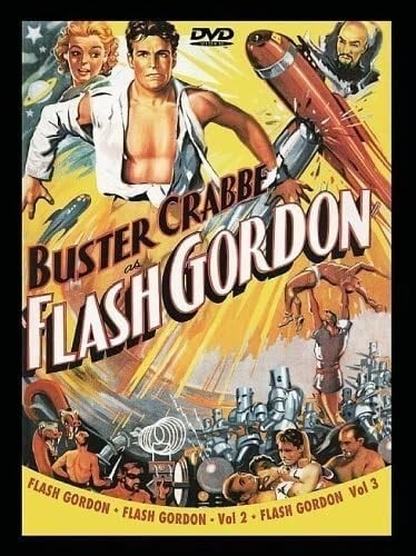 Flash Gordon Conquers the Universe VOL 1-3 CRABBE 3 DISC DVD BOXSET Region 2  Brand New