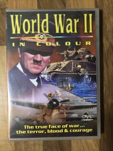WWII IN COLOUR The True Face of War DVD Terror Blood Courage5016641114902 Region 2 Brand New