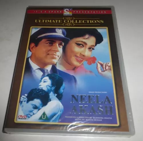 NEELA AKASH - SPARK BOLLYWOOD [DVD] - Dharmendra, Mala Sinha Region 2 Brand New