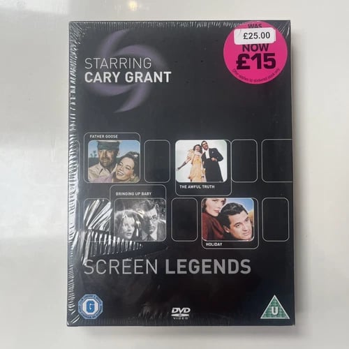 Screen Legends: Cary Grant Collection (4 DVD Box Set, 2006) Region 2 Brand New