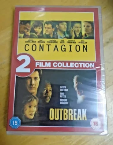Contagion (2011) & Outbreak (1995) - 2 Filmer DVD Contagion (2011) & Outbreak (1995) - 2 Filmer DVD