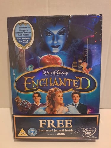 Enchanted special edition with enchanted journal Walt Disney DVD boxset Region 2 Brand New