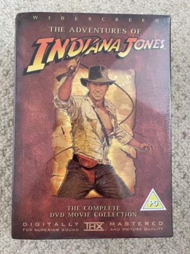Indiana Jones Trilogy DVD Box