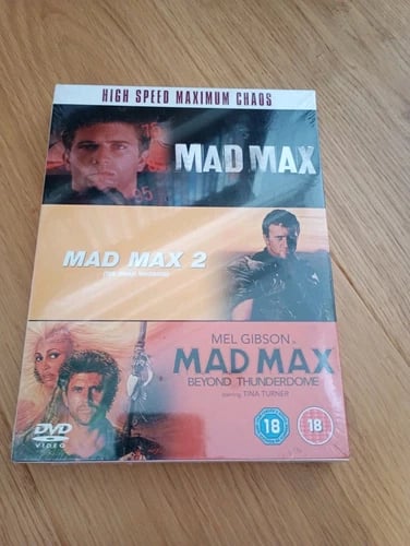 Mad Max Trilogy 1 2 The Road Warrior 3 Beyond Thunderdome DVD Set - Region 2 Brand New