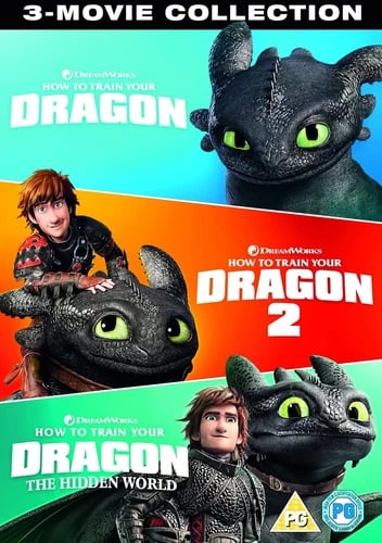 How To Train Your Dragon - 3 Movie Collection (DVD) Region 2 Brand New