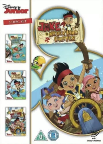 Jake And The Never Land Pirates - 3 Disc Boxset DVD Animation (2013) Region 2 Brand New Jake And The Never Land Pirates - 3 Disc Boxset DVD Animation (2013) Region 2 Brand New