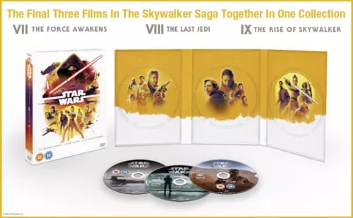 Star Wars Trilogy: Episodes VII, VIII & IX [12] DVD Box Set Region 2 Brand New