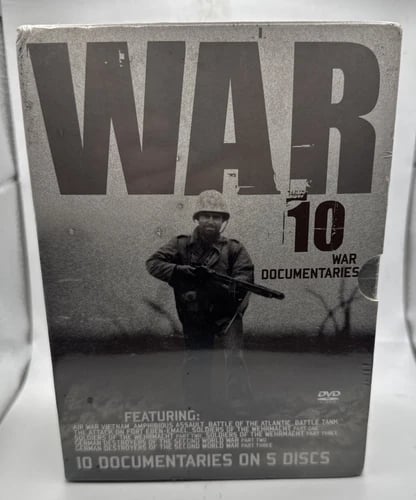 10 Krigsdokumentarer DVD (5 plater) 10 Krigsdokumentarer DVD (5 plater)