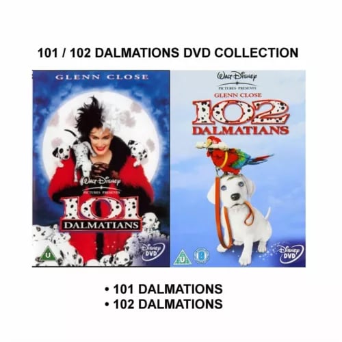 101 og 102 Dalmatinere (DVD) – Live-action filmer med Glenn Close 101 og 102 Dalmatinere (DVD) – Live-action filmer med Glenn Close