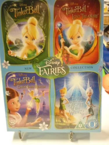 Tinker Bell 1-4 Collection (Box Set) (DVD, 2013) [DL] Region 2 Brand New