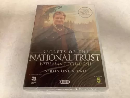 Secrets of the National Trust: Sesong 1 & 2 (5-Disc DVD Sett) med Alan Titchmarsh Secrets of the National Trust: Sesong 1 & 2 (5-Disc DVD Sett) med Alan Titchmarsh
