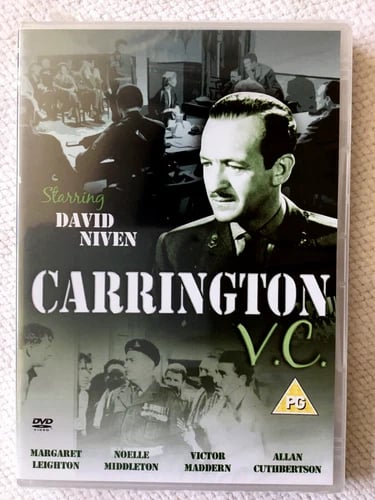 Carrington V.C. DVD - Svart-hvitt drama med David Niven