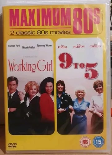 Working Girl And; 9 TO 5 Double DVD Feature Dolly Parton Region 2 Brand New